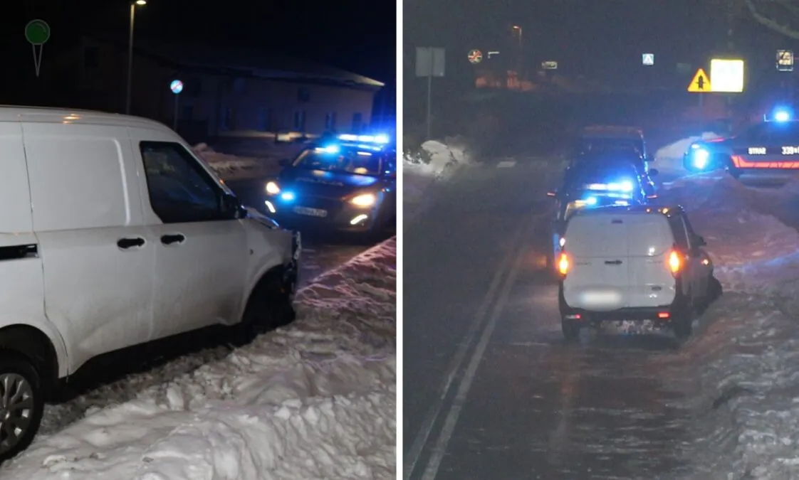 Śmiertelne potrącenie w Goszynie. Mężczyzna nie żyje (FOTO: KPP Pruszcz Gdański)
