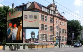 W sopockim II LO zawisł herb Ukrainy. Burza w sieci (FOTO: II LO w Sopocie)