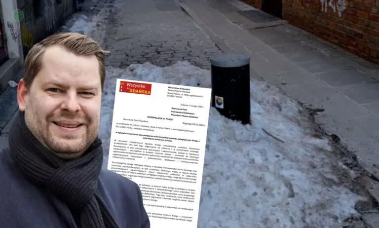 Czy Gdańsk powinien wywozić śnieg z centrum miasta? (FOTO: Maksymilian Kieturakis/gdanskpl)