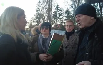 Olszynka mówi dość. Spór o ziemię w Gdańsku narasta (FOTO: wbijamszpile.pl)