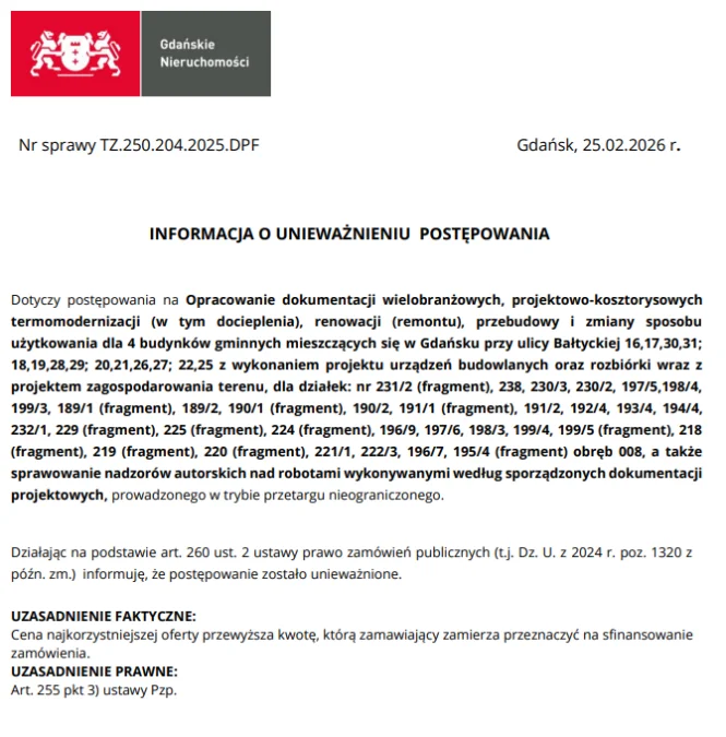 Dwa przetargi i dwa unieważnienia. Co dalej z chatami w Jelitkowie?