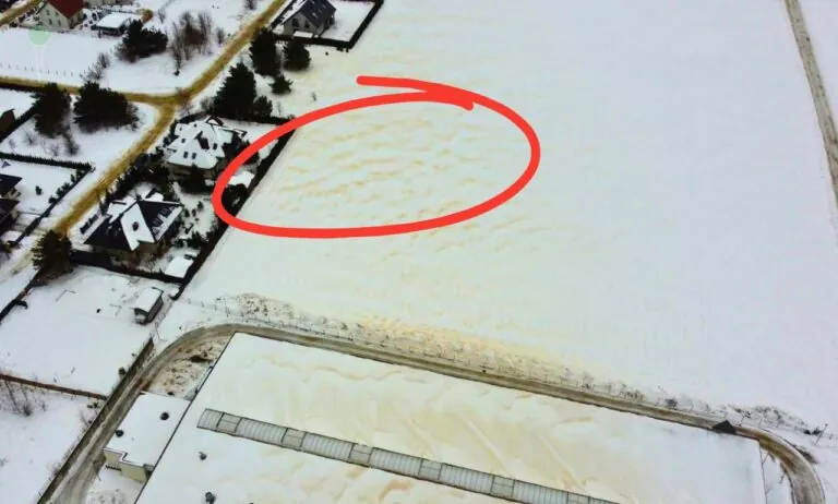 Osadzający się pył na posesji w sąsiedztwie zakładu przy ul. Oliwskiej 48H – zdjęcie czytelnika. (FOTO: czytelnik wbijamszpile.pl)