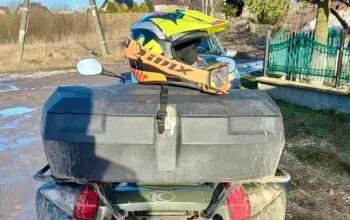 Pościg za 12-latkiem na quadzie (FOTO: KPP Kartuzy)