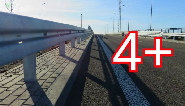 Estakada na Elbląskiej otwarta. Dlaczego tylko 4+? (FOTO: wbijamszpile.pl)