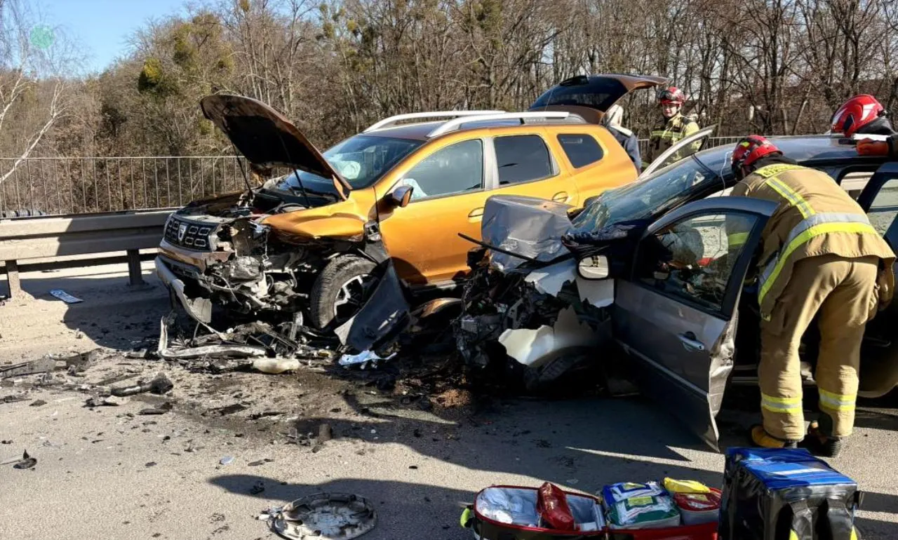 Wypadek w Malborku. Utrudnienia na alei Wojska Polskiego (FOTO: KPSP Malbork/FB)