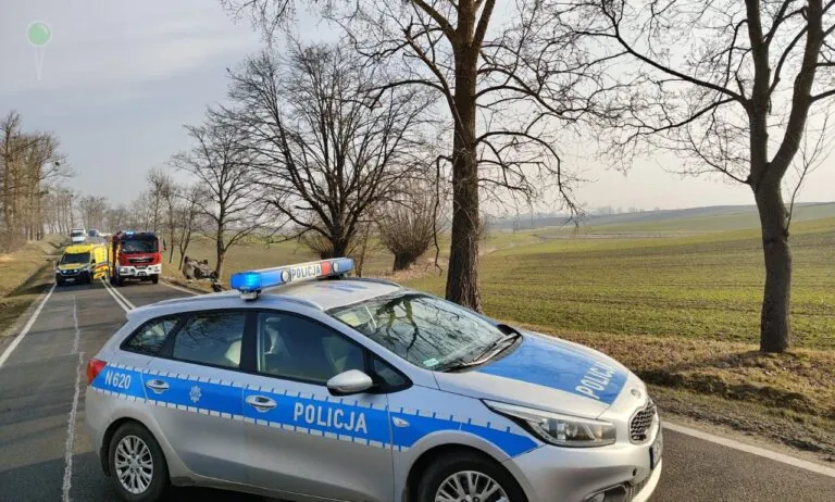 Dachowanie w Sztumskiej Wsi. Ranna kobieta w ciąży (FOTO: KPP Sztum)