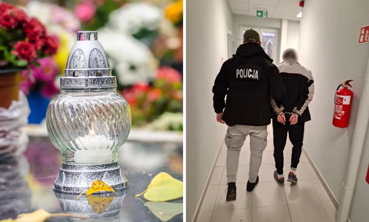 Włamanie przy cmentarzu w Pruszczu Gdańskim i 2 tys. zł strat. Są zarzuty (FOTO: KPP Pruszcz Gdańsk/canva)