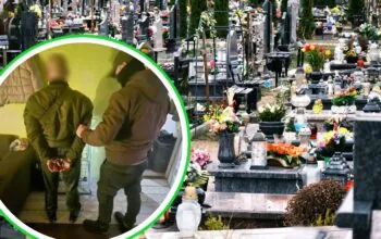 171 grobów zniszczonych w jedną noc. Grozi 8 lat więzienia (FOTO: KPP Kartuzy/ canva)