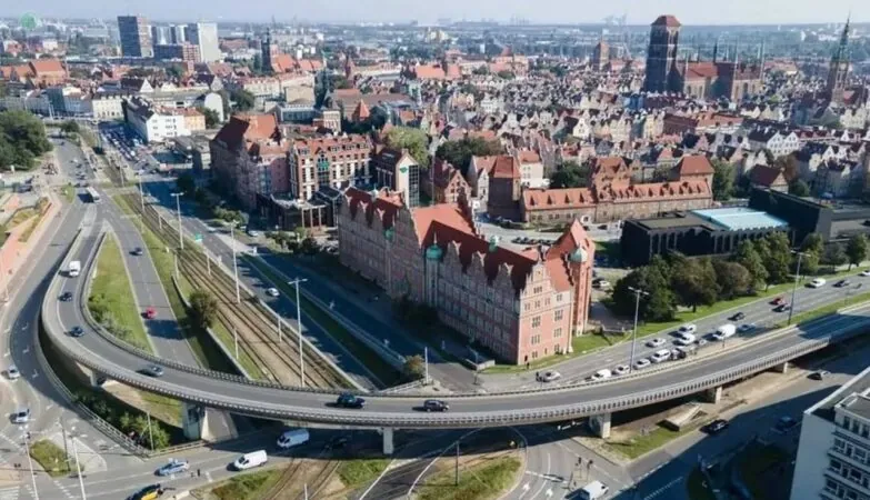 Prace na estakadzie w ciągu ul. Okopowej w centrum Gdańska. Będą korki (FOTO: Gdański Zarząd Dróg)