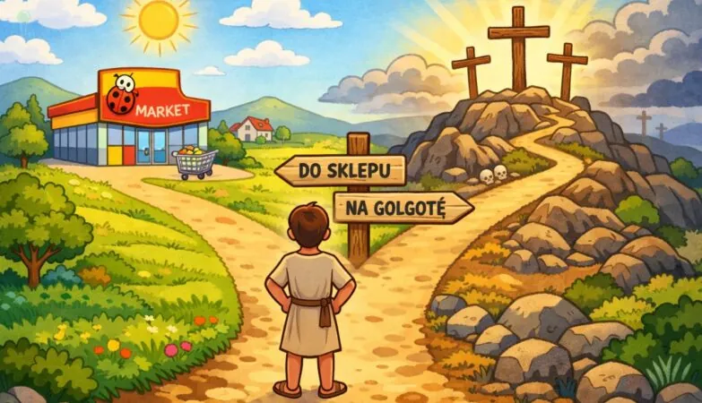 Kościół i wolna niedziela lub zakupy w dyskoncie. Co wybierze katolik? (FOTO: canva)