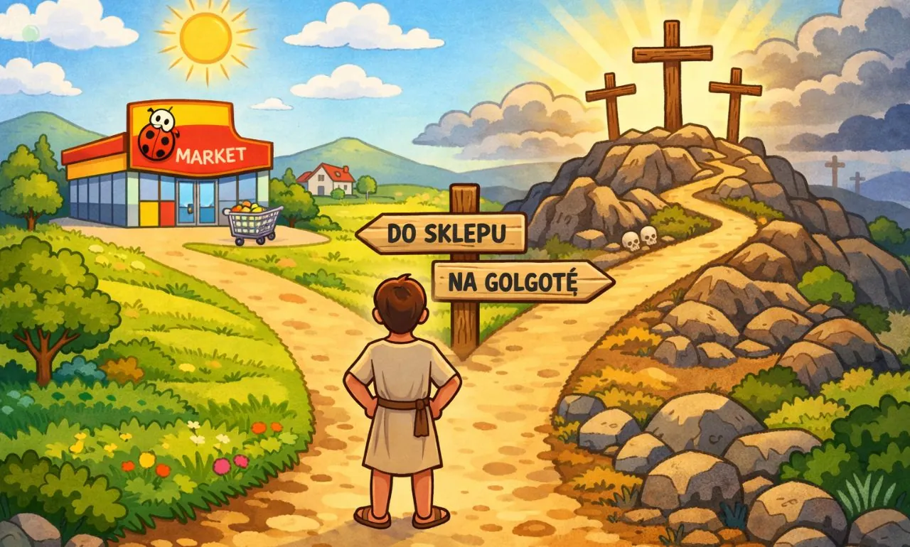 Kościół i wolna niedziela lub zakupy w dyskoncie. Co wybierze katolik? (FOTO: canva)