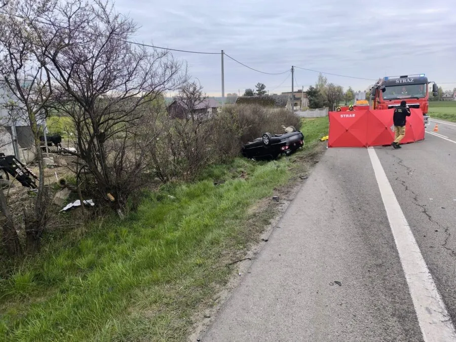 Dwie osoby zginęły na DK 91 między Gniewem a Tczewem. Nowe fakty (FOTO: KPP Tczew)