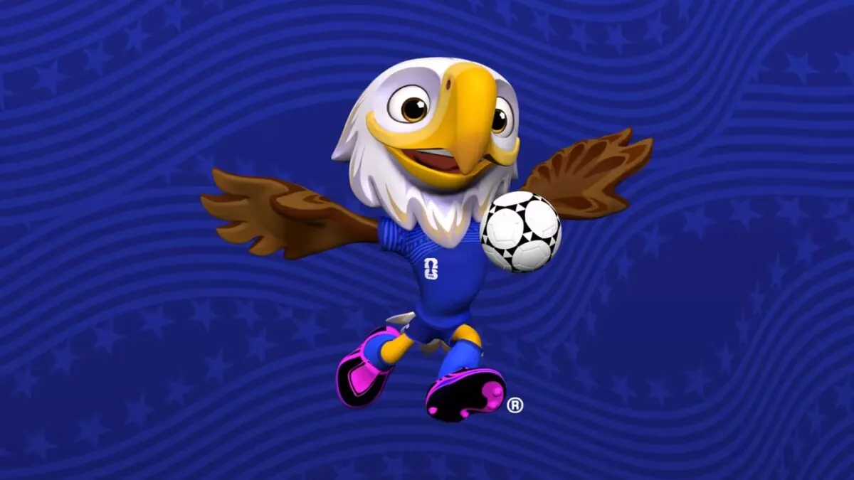Amerykańską maskotką jest Clutch™ the Bald Eagle. (FOTO: FIFA) 