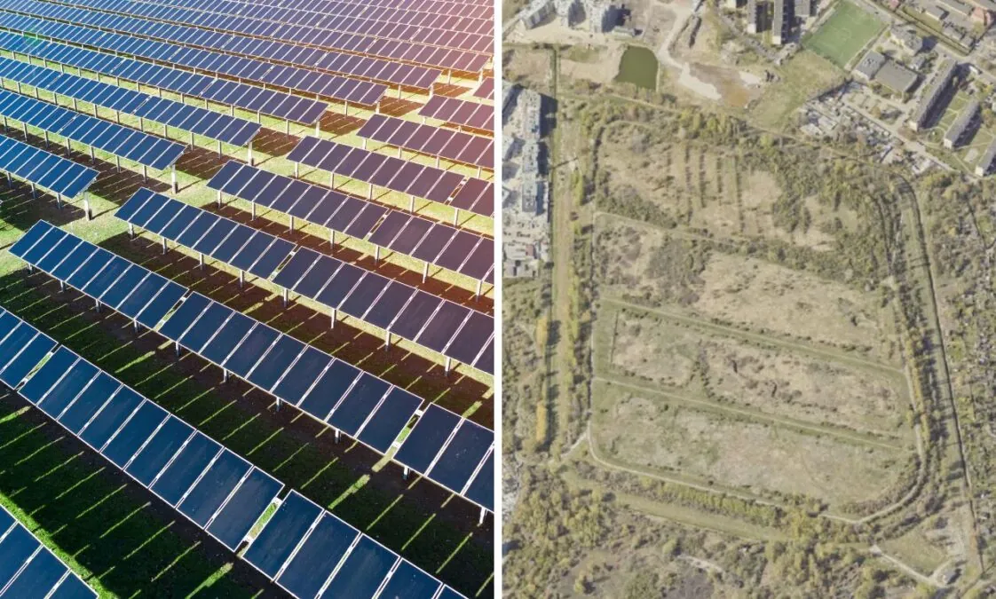 Teren zielony w Letnicy zamieni się w elektrownię słoneczną? Mieszkańcy alarmują (FOTO: canva/gdansk.pl)