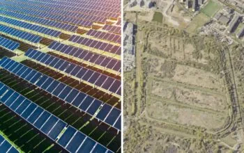 Teren zielony w Letnicy zamieni się w elektrownię słoneczną? Mieszkańcy alarmują (FOTO: canva/gdansk.pl)