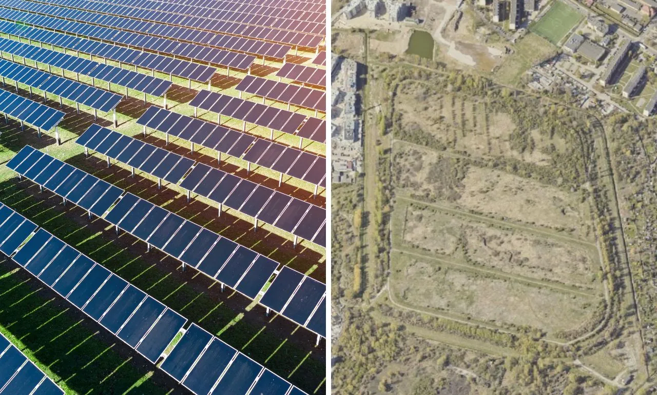 Teren zielony w Letnicy zamieni się w elektrownię słoneczną? Mieszkańcy alarmują (FOTO: canva/gdansk.pl)