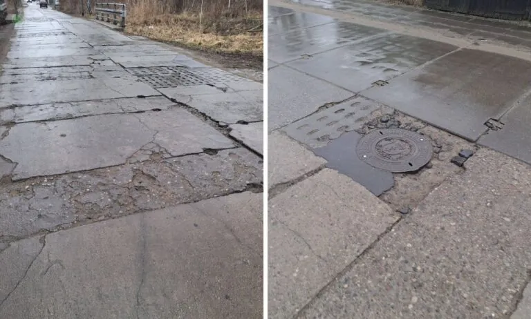 Patodroga na gdańskiej Letnicy. Mieszkańcy napisali petycję (FOTO: mat. mieszkańców)