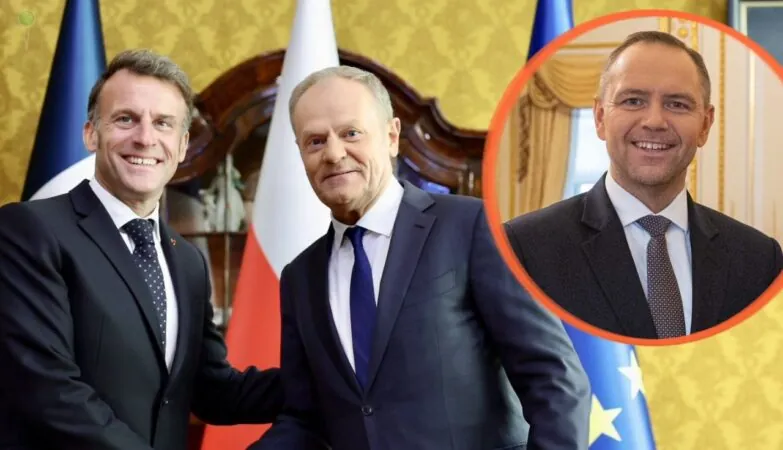 Macron w Polsce bez spotkania z prezydentem. Zabiegał w tej sprawie sam Tusk (FOTO: Donald Tusk/X)