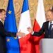 Tusk użył „Danzig” zamiast „Gdańsk” przy Macronie. Burza w sieci (FOTO: Emmanuel Macron/X)