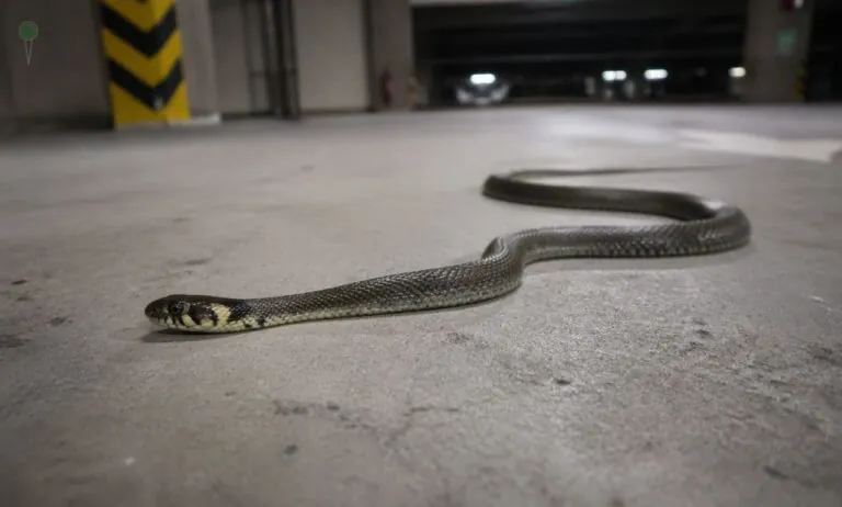 Metrowy wąż w garażu we Wrzeszczu (FOTO: Wbijmaszpile.pl)
