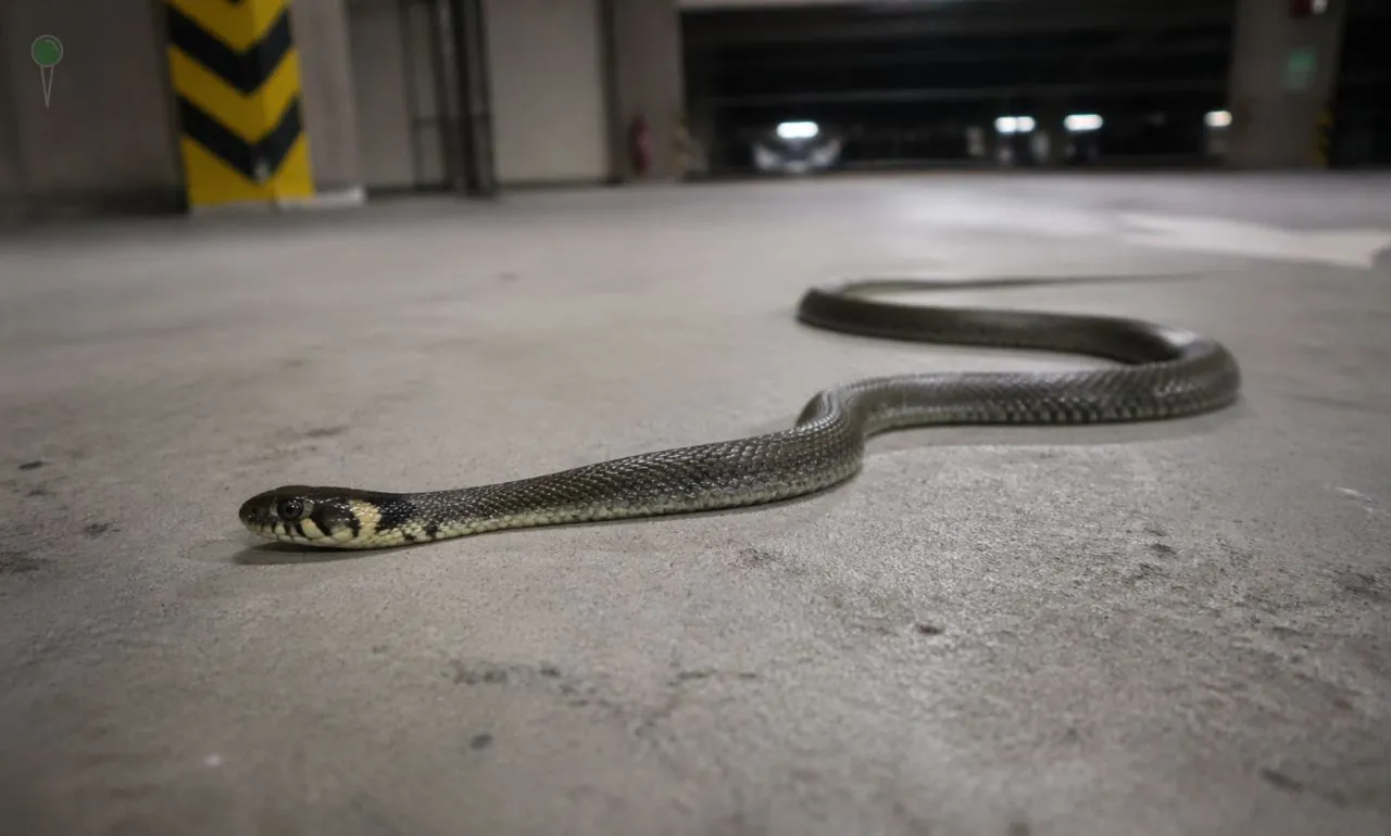 Metrowy wąż w garażu we Wrzeszczu (FOTO: Wbijmaszpile.pl)