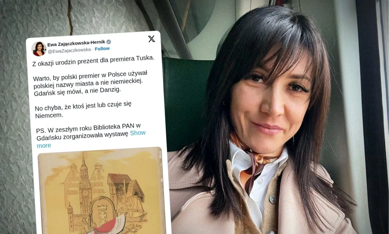 Zajączkowska-Hernik krytykuje Tuska za słowa o Gdańsku (FOTO: Ewa Zajączkowska-Hernik/FB)
