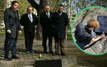 Tablica więźniarek Ravensbrück zabrudzona. Reakcja działaczy Ruchu Narodowego (FOTO: Krzysztof Bosak/FB)