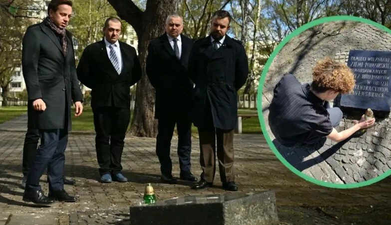 Tablica więźniarek Ravensbrück zabrudzona. Reakcja działaczy Ruchu Narodowego (FOTO: Krzysztof Bosak/FB)