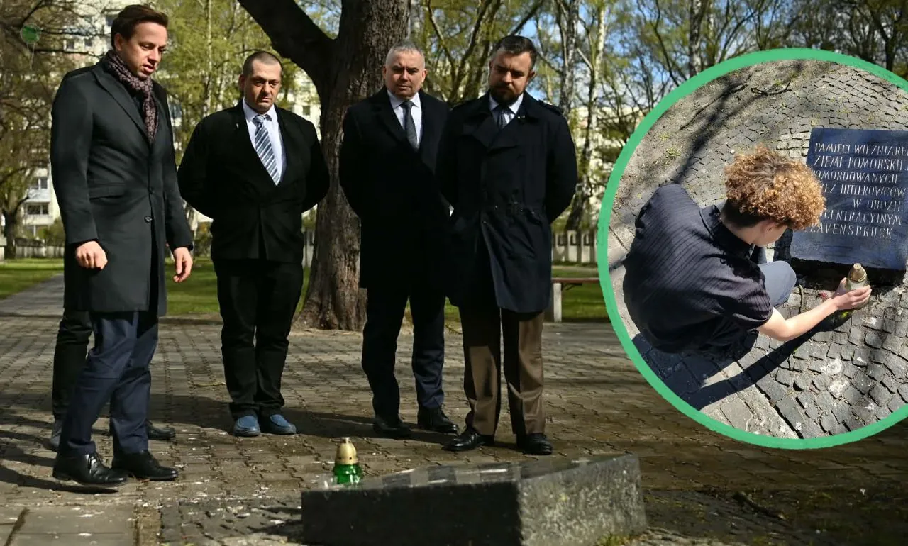 Tablica więźniarek Ravensbrück zabrudzona. Reakcja działaczy Ruchu Narodowego (FOTO: Krzysztof Bosak/FB)