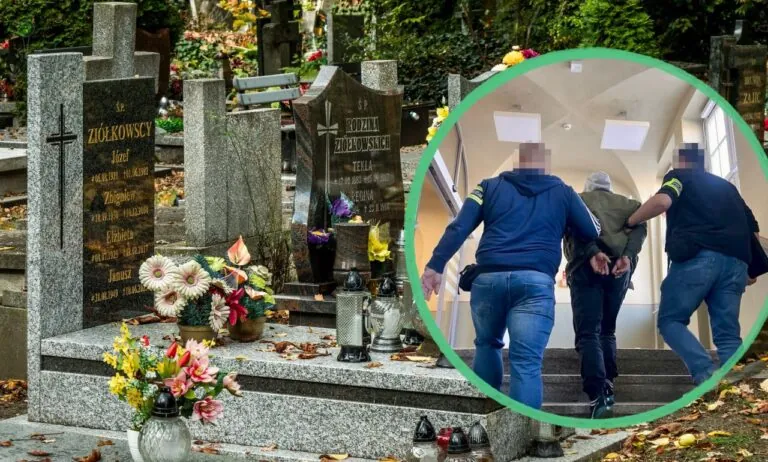 Kradli metalowe krzyże i figurki z grobów w Gdańsku i Sopocie (FOTO: canva/KWP Gdańsk)