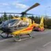 Groźny wypadek w Malborku. Lądował śmigłowiec LPR (FOTO: KPPSP Malbork)