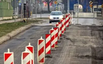 Zmiany w Pruszczu Gdańskim przez budowę wiaduktu (FOTO: wbijamszpile.pl)