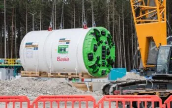 TBM Baśka wydrąży tunel pod lasem i plażą na Górkach Zachodnich (FOTO: Gaz-System)