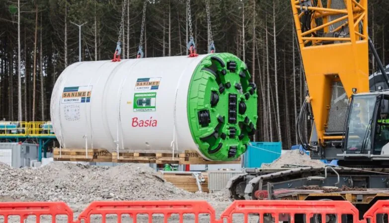 TBM Baśka wydrąży tunel pod lasem i plażą na Górkach Zachodnich (FOTO: Gaz-System)