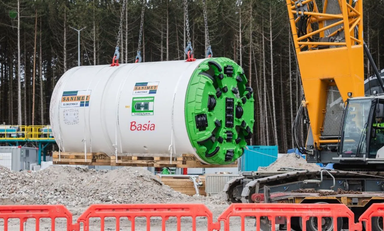TBM Baśka wydrąży tunel pod lasem i plażą na Górkach Zachodnich (FOTO: Gaz-System)