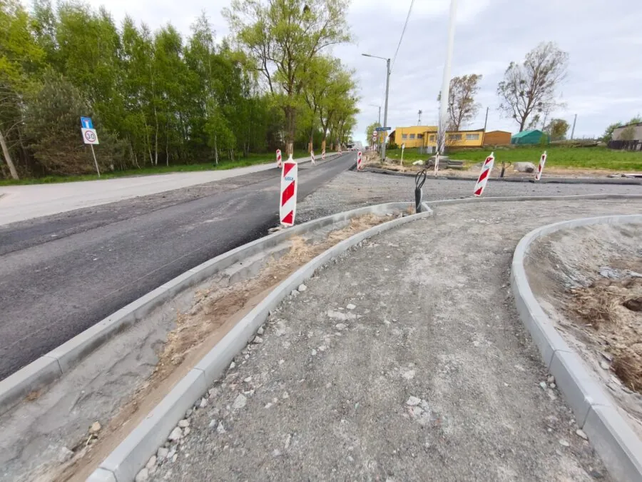 Remontowany odcinek ul. Wiczlińskiej w Gdyni (FOTO: gdynia.pl)