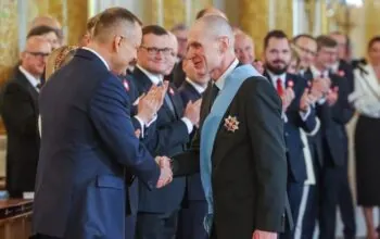 Andrzej Poczobut odebrał Order Orła Białego. Wspomniał żołnierzy Armii Krajowej (FOTO: KPRP)