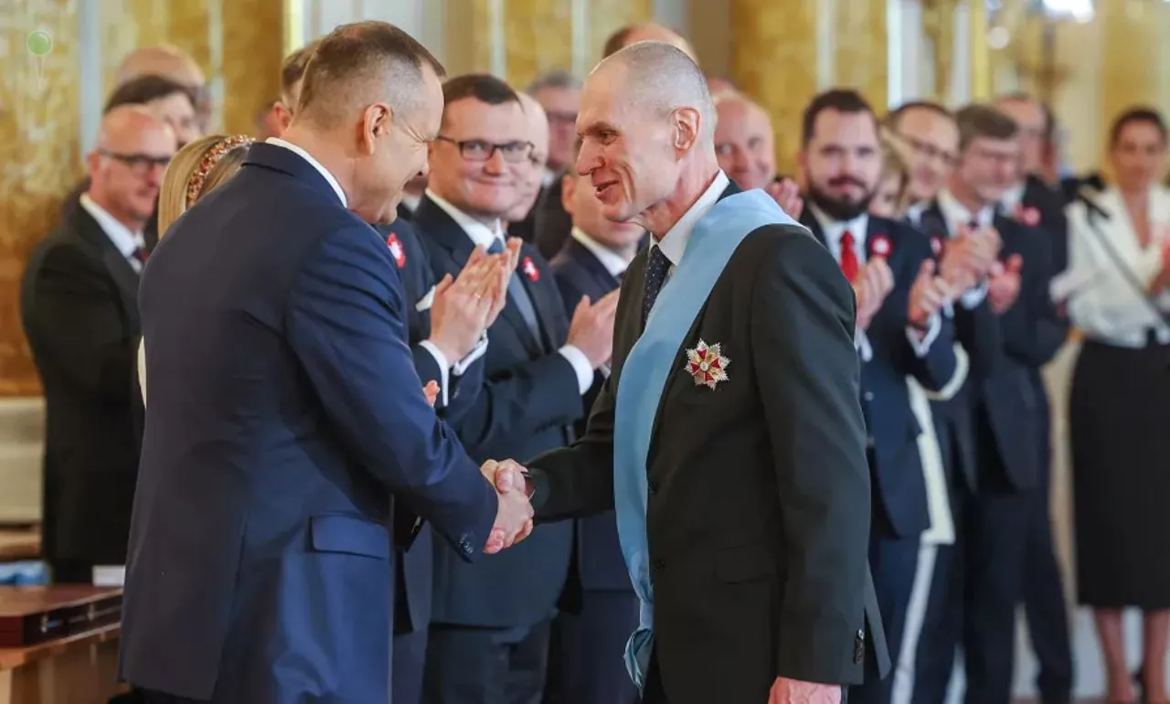 Andrzej Poczobut odebrał Order Orła Białego. Wspomniał żołnierzy Armii Krajowej (FOTO: KPRP)