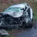 Wypadek w Węgorzynku pod Miastkiem. Kierowca osobówki w szpitalu (FOTO: KPP Bytów)