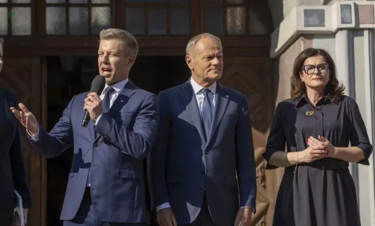 Peter Magyar w Gdańsku. Tusk ominął najważniejsze symbole (FOTO: Grzegorz Mehring/ www.gdansk.pl)