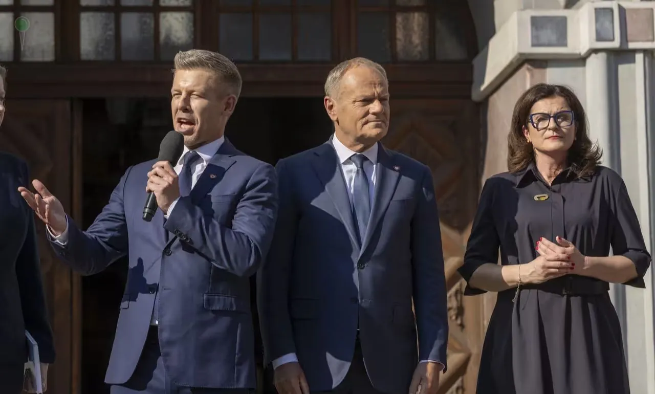 Peter Magyar w Gdańsku. Tusk ominął najważniejsze symbole (FOTO: Grzegorz Mehring/ www.gdansk.pl)