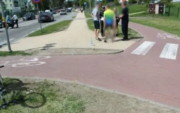 Czołowe zderzenie rowerzystek w Pruszczu Gdańskim. Wezwano policję (FOTO: KPP Pruszcz Gdański)
