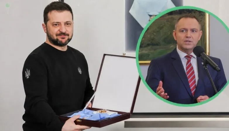 Nawrocki chce odebrać Zełenskiemu Order Orła Białego (FOTO: KPRP)