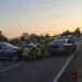 Droga na Hel zablokowana po zderzeniu trzech samochodów (FOTO: KWPSP Gdańsk)