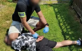 Ukrainiec postawił się policjantom podczas kontroli drogowej (FOTO: KMP Gdynia)
