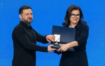 Dulkiewicz nie zdejmie ukraińskich flag. „To byłoby kapitulacją dyplomatyczną” (FOTO: European Union / Vladyslav Musiienko)