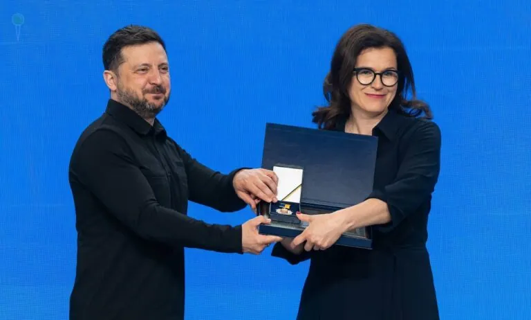Dulkiewicz nie zdejmie ukraińskich flag. „To byłoby kapitulacją dyplomatyczną” (FOTO: European Union / Vladyslav Musiienko)
