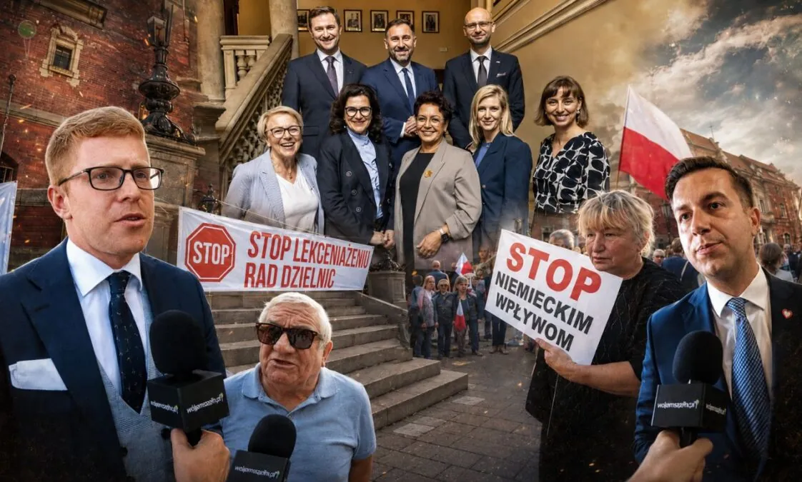Dulkiewicz z wotum zaufania, ale mieszkańcy mówią dość (FOTO: kolaż gdansk.pl/wbijamszpile.pl)