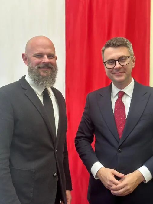 Jacek Pauli z Piotrem Mullerem (FOTO: Jacek Pauli/FB)
