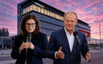 Czy Dulkiewicz odpowie na apel Tuska w sprawie spółek? (FOTO: KPRM/Grzegorz Mehrring/gdansk.pl/AmberExpo)